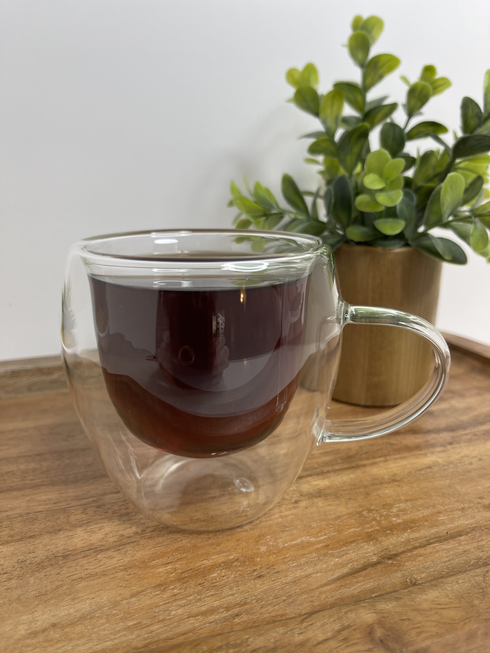 Double Wall Glass Tea Cup