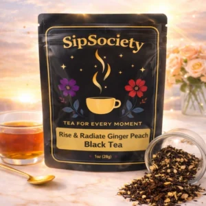 Rise and Radiate Ginger Peach Black Tea