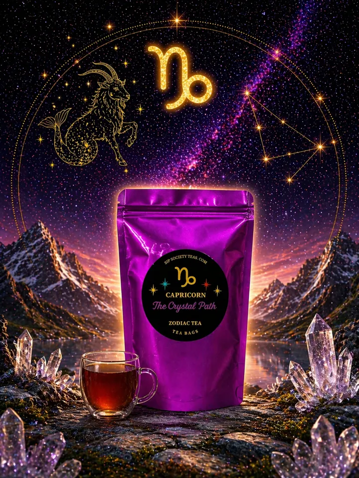 Crystal Path Capricorn Zodiac Tea