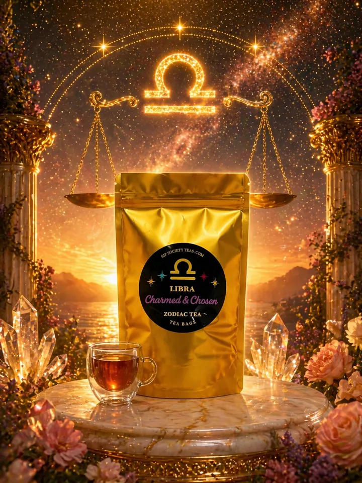 Charmed & Chosen Libra Zodiac Tea