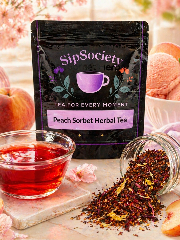Peach Sorbet Herbal Tea