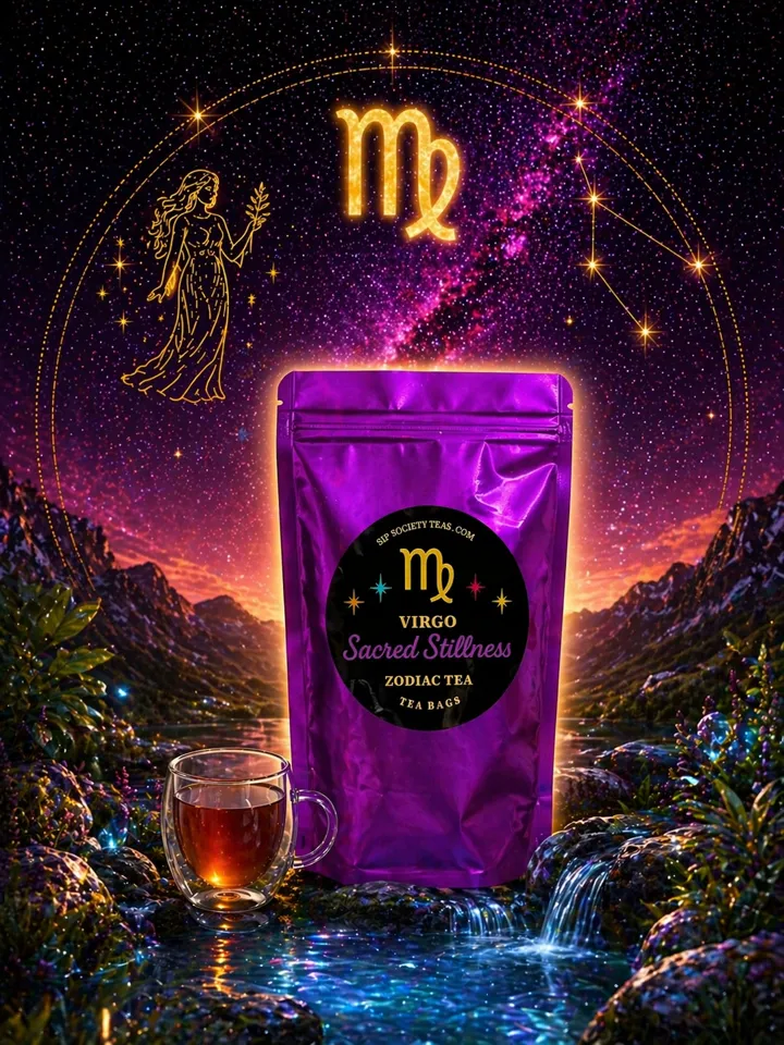 Sacred Stillness Virgo Zodiac Tea