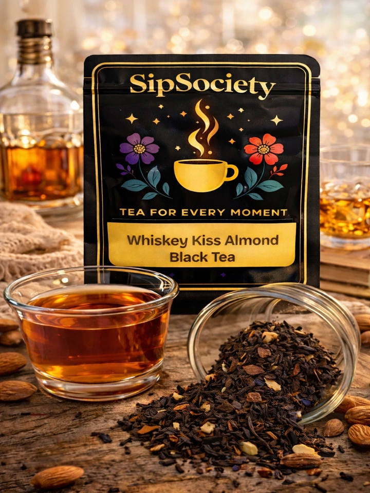 Whiskey Kiss Almond Black Tea